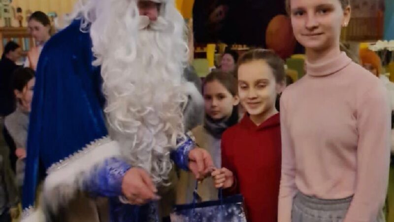 WE HELD A FESTIVAL FOR THE DAY OF SAINT NICHOLAS WITH GIFTS